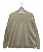 AURALEEオーラリー）の古着「LUSTER PLAITING L/S TEE」｜ベージュ