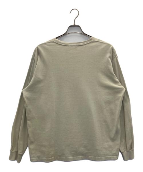 AURALEE（オーラリー）AURALEE (オーラリー) LUSTER PLAITING L/S TEE ベージュ サイズ:4の古着・服飾アイテム