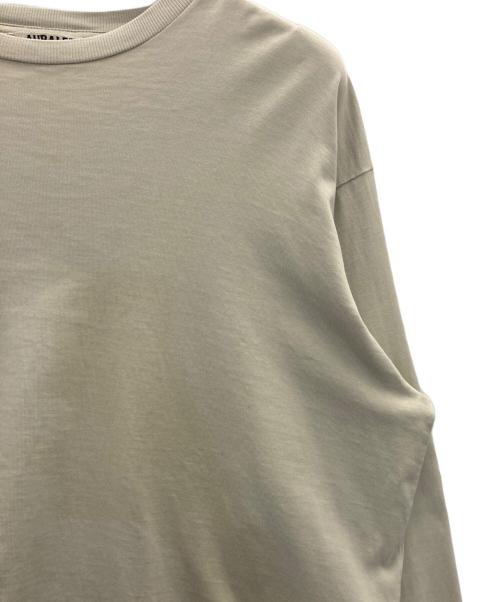 AURALEE（オーラリー）AURALEE (オーラリー) LUSTER PLAITING L/S TEE ベージュ サイズ:4の古着・服飾アイテム