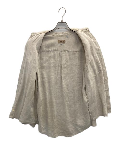 regular joe（レギュラー・ジョー）regular joe (レギュラー・ジョー) 90s LINEN S/C SHIRTS ベージュ サイズ:SIZE Lの古着・服飾アイテム
