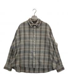 OPENING act（オープニングアクト）の古着「7DAYS AUTUMN CHECK RELAX FIT SHIRT」｜グレー