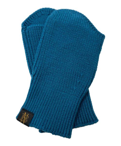 BATONER（バトナ―）BATONER (バトナ―) Solid Wool Hand Warmer ブルーの古着・服飾アイテム