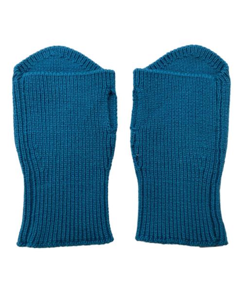 BATONER（バトナ―）BATONER (バトナ―) Solid Wool Hand Warmer ブルーの古着・服飾アイテム