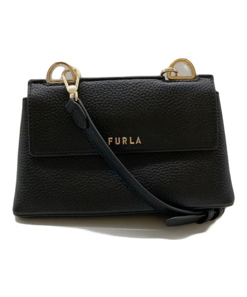FURLA（フルラ）FURLA (フルラ) ミニショルダーバッグ ブラックの古着・服飾アイテム