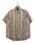 CHAPS RALPH LAUREN（チャップス ラルフローレン）の古着「80s cotton stripe s/s shirts」｜ベージュ