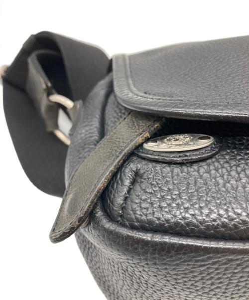 A,coba.lt by A.D.M.J（エーディーエムジェー）A,coba.lt by A.D.M.J (エーディーエムジェー) レザーショルダーバッグ ブラックの古着・服飾アイテム