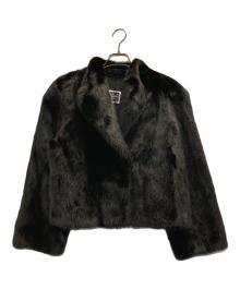 SAGA MINK（サガミンク）の古着「ミンクファージャケット」｜ブラック
