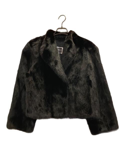 SAGA MINK（サガミンク）SAGA MINK (サガミンク) ミンクファージャケット ブラック サイズ:Ⅿの古着・服飾アイテム
