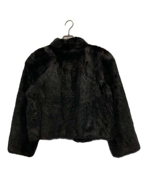 SAGA MINK（サガミンク）SAGA MINK (サガミンク) ミンクファージャケット ブラック サイズ:Ⅿの古着・服飾アイテム