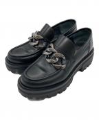 CALZADOS BONTREボントレ）の古着「厚底ローファー」｜ブラック