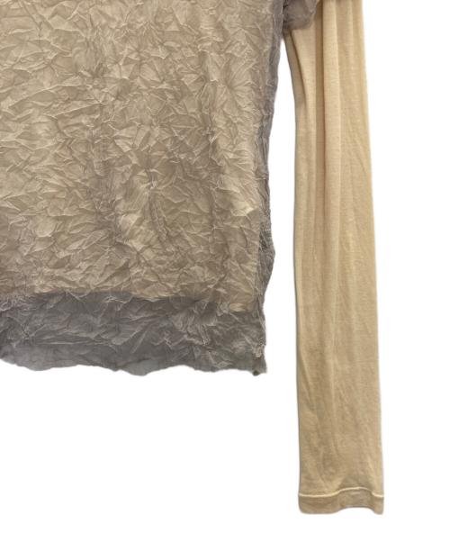 MAISON SPECIAL（メゾンスペシャル）MAISON SPECIAL (メゾンスペシャル) Washer Layered Tops ベージュ サイズ:FREEの古着・服飾アイテム