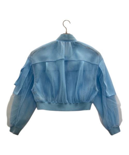 MAISON SPECIAL（メゾンスペシャル）MAISON SPECIAL (メゾンスペシャル) Tulle Layered Blouson スカイブルー サイズ:FREEの古着・服飾アイテム