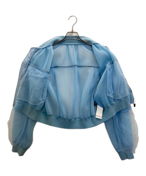 MAISON SPECIAL（メゾンスペシャル）MAISON SPECIAL (メゾンスペシャル) Tulle Layered Blouson スカイブルー サイズ:FREEの古着・服飾アイテム