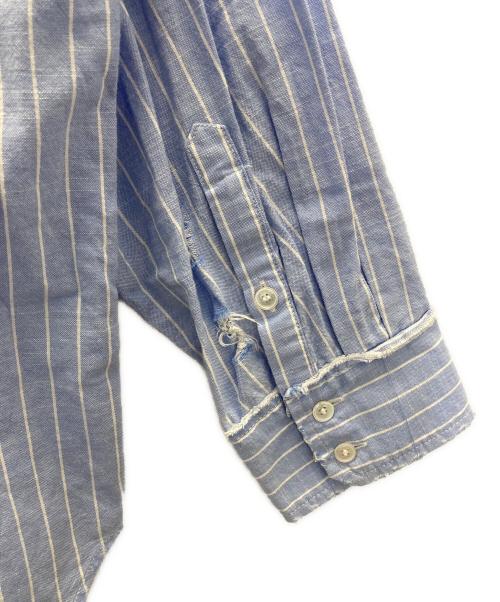MAISON SPECIAL（メゾンスペシャル）MAISON SPECIAL (メゾンスペシャル) Distressed Shirt ブルー サイズ:FREEの古着・服飾アイテム