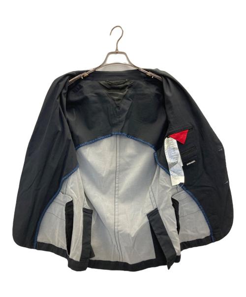 DIESEL（ディーゼル）DIESEL (ディーゼル) ジョグジーンズテーラードジャケット ネイビー サイズ:46の古着・服飾アイテム