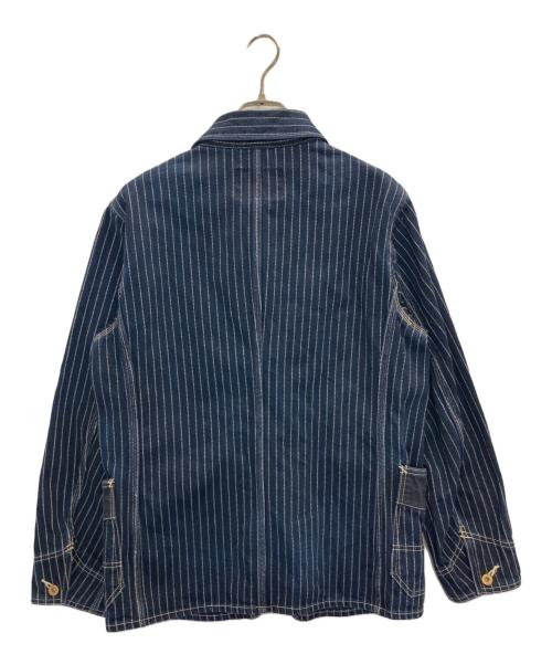 EIGHT G（エイトジー）EIGHT G (エイトジー) 13oz WABASH STRIPE WORK COAT インディゴ サイズ:SIZE38の古着・服飾アイテム