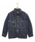 EIGHT G（エイトジー）の古着「13oz WABASH STRIPE WORK COAT」｜インディゴ