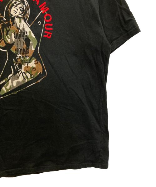 Hysteric Glamour（ヒステリックグラマー）Hysteric Glamour (ヒステリックグラマー) ヒスガールギター刺繍Tee ブラック サイズ:Ｌの古着・服飾アイテム