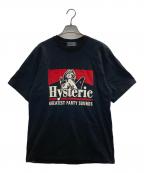 Hysteric Glamourヒステリックグラマー）の古着「GREATEST PARTY SOUNDS Tシャツ」｜ブラック