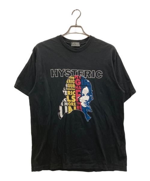 Hysteric Glamour（ヒステリックグラマー）Hysteric Glamour (ヒステリックグラマー) HAVE MORE FUN刺繍 Tシャツ ブラック サイズ:Ｌの古着・服飾アイテム