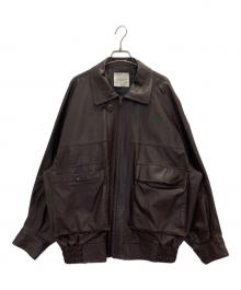 FREAK'S STORE（フリークスストア）の古着「フェイクレザージャケット」｜ブラウン