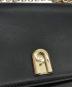 中古・古着 FURLA (フルラ) チェーンショルダーバッグ ブラック：5000円