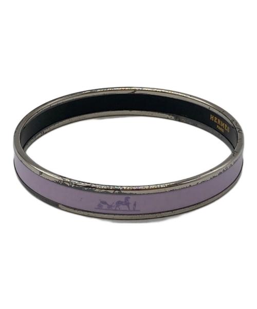 HERMES（エルメス）HERMES (エルメス) エマイユ PM ピンク×シルバーの古着・服飾アイテム