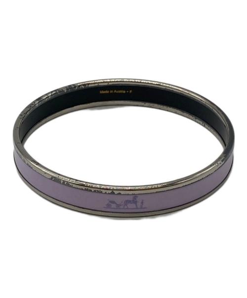 HERMES（エルメス）HERMES (エルメス) エマイユ PM ピンク×シルバーの古着・服飾アイテム