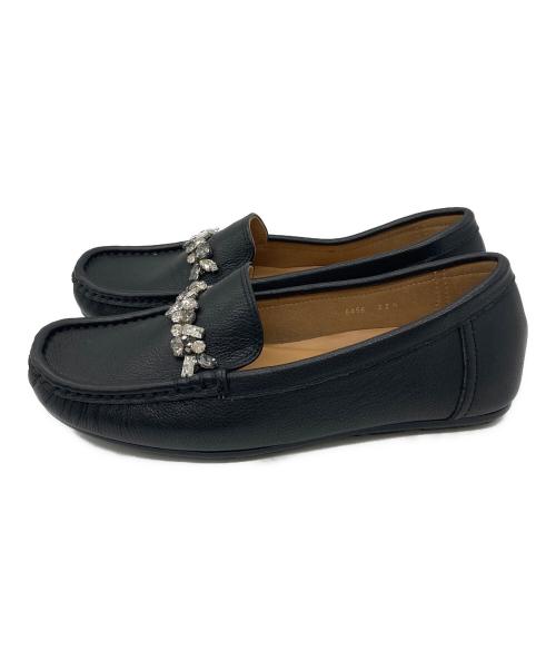 MACKINTOSH PHILOSOPHY（マッキントッシュ フィロソフィー）MACKINTOSH PHILOSOPHY (マッキントッシュ フィロソフィー) ビジューローファー ブラック サイズ:22.5㎝の古着・服飾アイテム