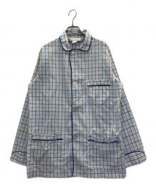 Christian Dior（クリスチャン ディオール）の古着「パジャマシャツ」｜ブルー