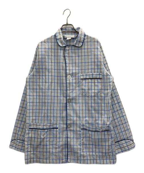 Christian Dior（クリスチャン ディオール）Christian Dior (クリスチャン ディオール) パジャマシャツ ブルー サイズ:Ⅿの古着・服飾アイテム