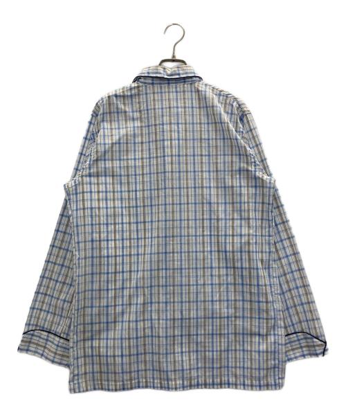 Christian Dior（クリスチャン ディオール）Christian Dior (クリスチャン ディオール) パジャマシャツ ブルー サイズ:Ⅿの古着・服飾アイテム