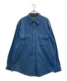 ST JOHN'S BAY（セントジョンズベイ）の古着「シャモアクロスシャツ」｜ブルー