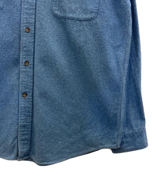 ST JOHN'S BAY（セントジョンズベイ）ST JOHN'S BAY (セントジョンズベイ) シャモアクロスシャツ ブルー サイズ:Ｌの古着・服飾アイテム