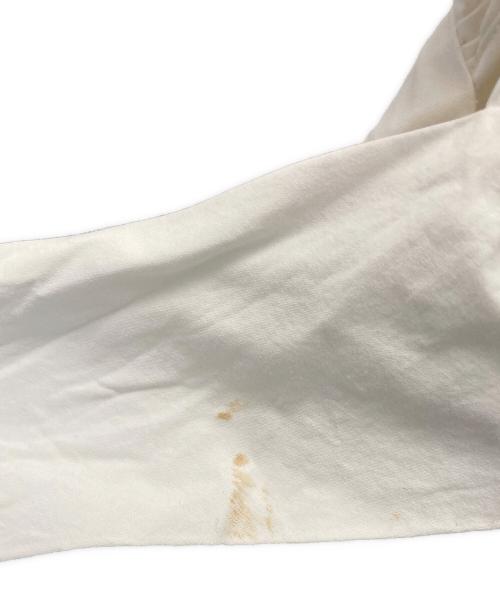 ALEXANDER McQUEEN（アレキサンダーマックイーン）ALEXANDER McQUEEN (アレキサンダーマックイーン) コットンタイカフスリボンシャツ ホワイト サイズ:38の古着・服飾アイテム