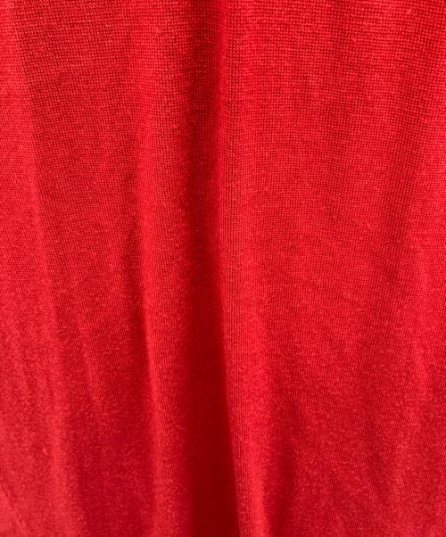 MM6 Maison Margiela（エムエムシックスメゾンマルジェラ）MM6 Maison Margiela (エムエムシックスメゾンマルジェラ) バックスリットニットワンピース レッド サイズ:Sの古着・服飾アイテム