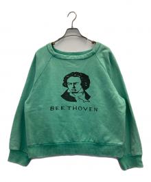 KOOKYZOO（クーキーズー）の古着「MINIATURE SCHROEDER SWEAT SHIRT」｜グリーン