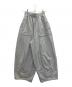 SCRT（エスシーアールティー）の古着「ビッグバルーンスウェットパンツ」｜グレー
