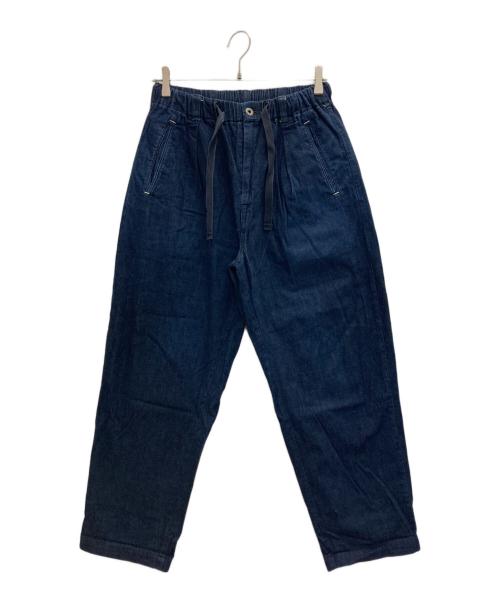 POST O'ALLS（ポストオーバーオールズ）POST O'ALLS (ポストオーバーオールズ) E-Z LAX プリーツイージーデニムパンツ インディゴ サイズ:Sの古着・服飾アイテム