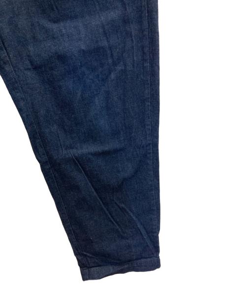 POST O'ALLS（ポストオーバーオールズ）POST O'ALLS (ポストオーバーオールズ) E-Z LAX プリーツイージーデニムパンツ インディゴ サイズ:Sの古着・服飾アイテム