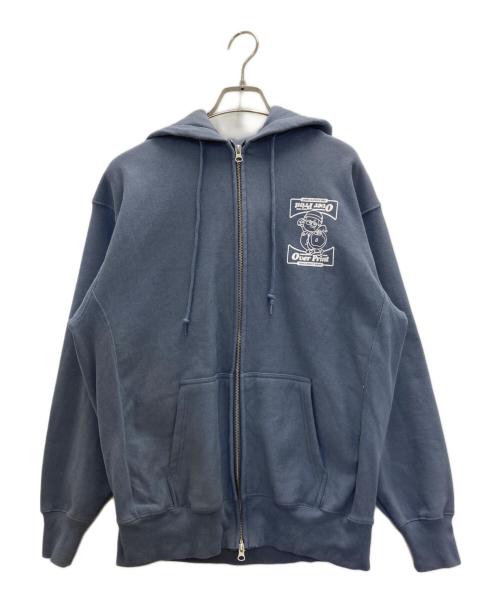overprint（オーバープリント）overprint (オーバープリント) ジップパーカー グレー サイズ:Ⅼの古着・服飾アイテム