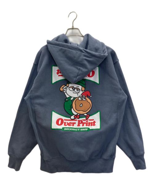 overprint（オーバープリント）overprint (オーバープリント) ジップパーカー グレー サイズ:Ⅼの古着・服飾アイテム