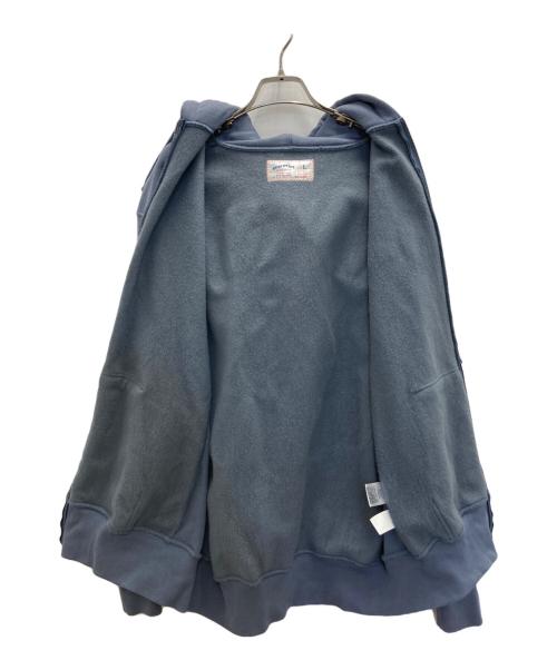 overprint（オーバープリント）overprint (オーバープリント) ジップパーカー グレー サイズ:Ⅼの古着・服飾アイテム