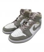 NIKEナイキ）の古着「Air Jordan 1 Mid Linen」｜グレー