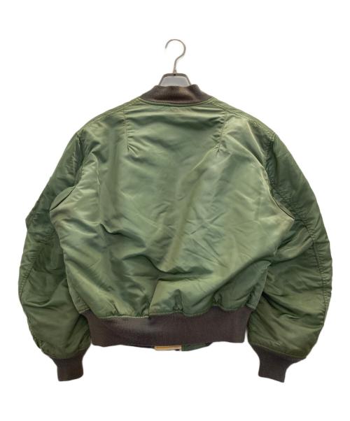 GREENBRIER（グリーンブライヤー）GREENBRIER (グリーンブライヤー) MA-1 フライトジャケット グリーン サイズ:Ⅼの古着・服飾アイテム