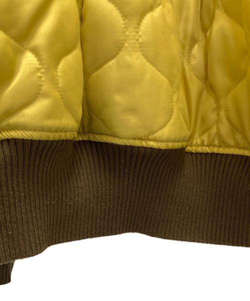 THROW by SLY（スロウバイスライ）THROW by SLY (スロウバイスライ) VEGAN LEATHER BALOON B-3 ジャケット グリーン サイズ:1の古着・服飾アイテム