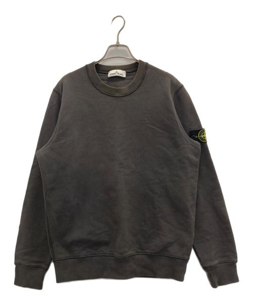STONE ISLAND（ストーンアイランド）STONE ISLAND (ストーンアイランド) ワッペンパッチ スウェット Cotton Round Neck Long Sleeves グレー サイズ:Ⅿの古着・服飾アイテム