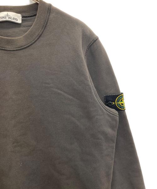 STONE ISLAND（ストーンアイランド）STONE ISLAND (ストーンアイランド) ワッペンパッチ スウェット Cotton Round Neck Long Sleeves グレー サイズ:Ⅿの古着・服飾アイテム