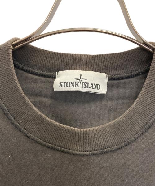 STONE ISLAND（ストーンアイランド）STONE ISLAND (ストーンアイランド) ワッペンパッチ スウェット Cotton Round Neck Long Sleeves グレー サイズ:Ⅿの古着・服飾アイテム