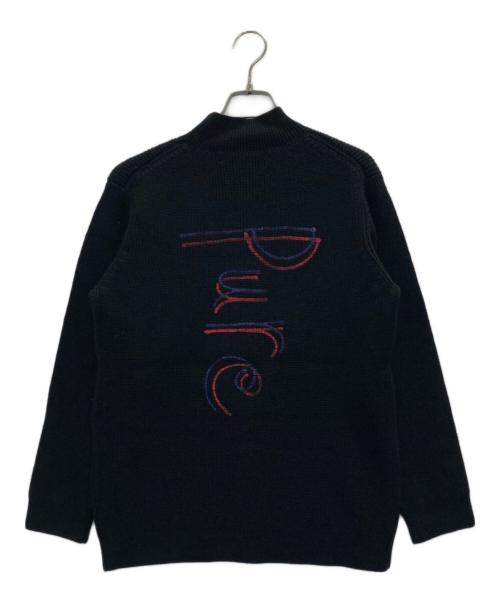 COMME des GARCONS（コムデギャルソン）COMME des GARCONS (コムデギャルソン) Rebel Pure ペイントニット ブラック サイズ:表記無しの古着・服飾アイテム